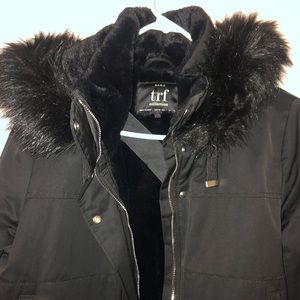 Black Zara parka from last season! Barely worn